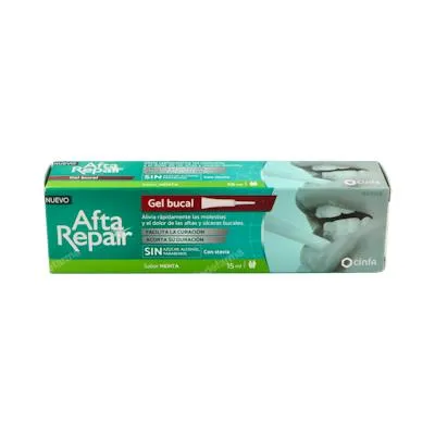 Gel sabor menta 15 ml, Afta Repair