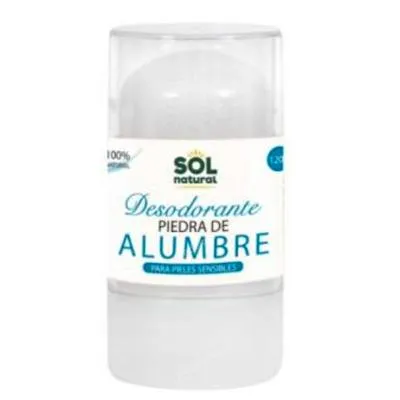 Desodorante piedra alumbre 120 g, Solnatural
