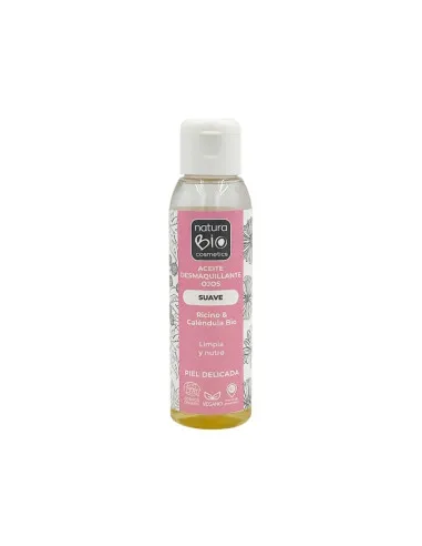 Huile démaquillante yeux douce ricin et calendula cosmetics BIO, Naturabio