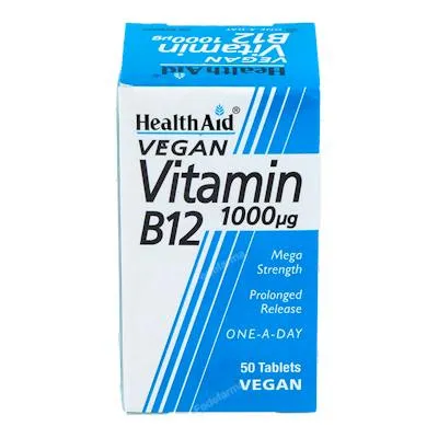 Vit B12 50 comprimidos, Health Aid