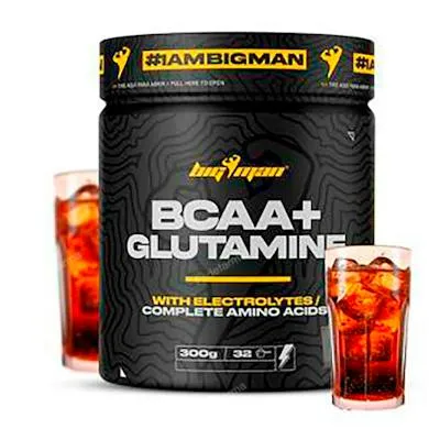 Bcaa glutamine + electrolytes cola 300 g, Bigman
