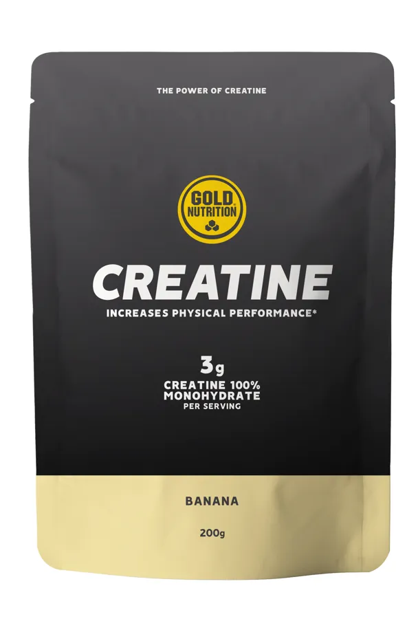 Goldnutrition creatine monohydrate plátano 200 g, Gold Nutrition