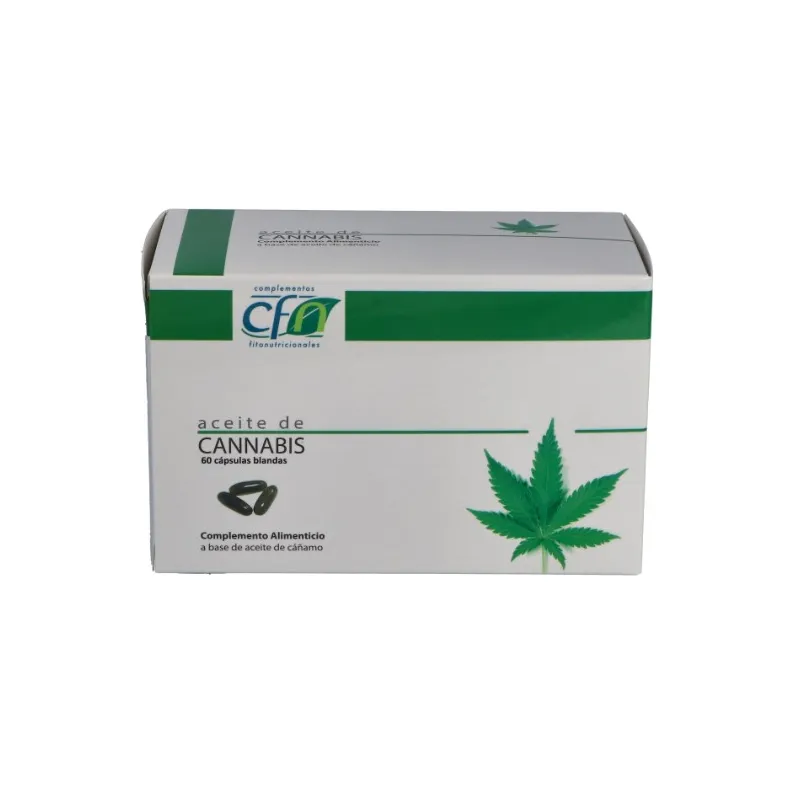 Aceite cannabis 1000 mg 60 cápsulas, Cfn