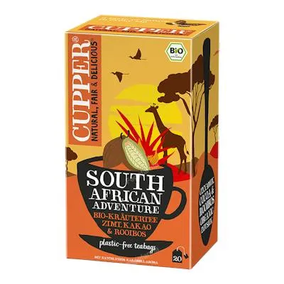 Kräutertee Afrika, 20 Beutel BIO, Cupper