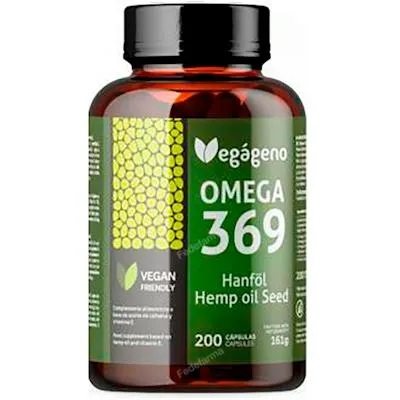 Omega 3 6 9 200 capsules, Vegageno