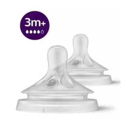 2 tetinas natural response T4 + SCY964/02 3 ml, Avent