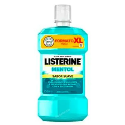 Mentol sabor suave 750 ml, Listerine