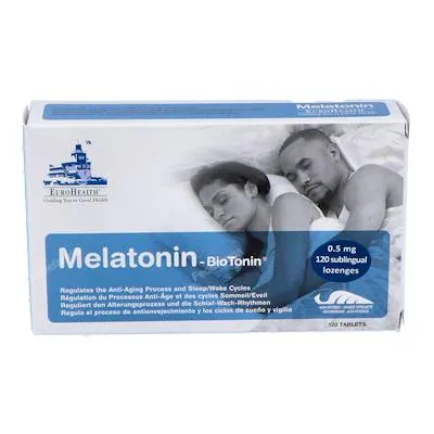 Melatonin biotonin 0,5 mg sub 120 comprimidos, Eurohealth