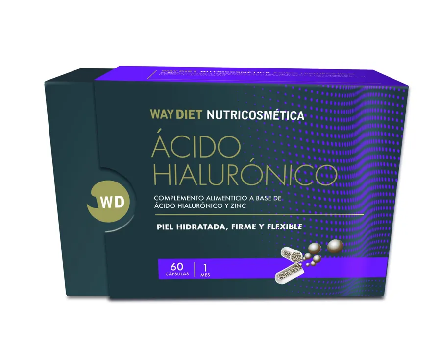 Ácido hialurónico Nutricosmetica 60 cápsulas, Waydiet