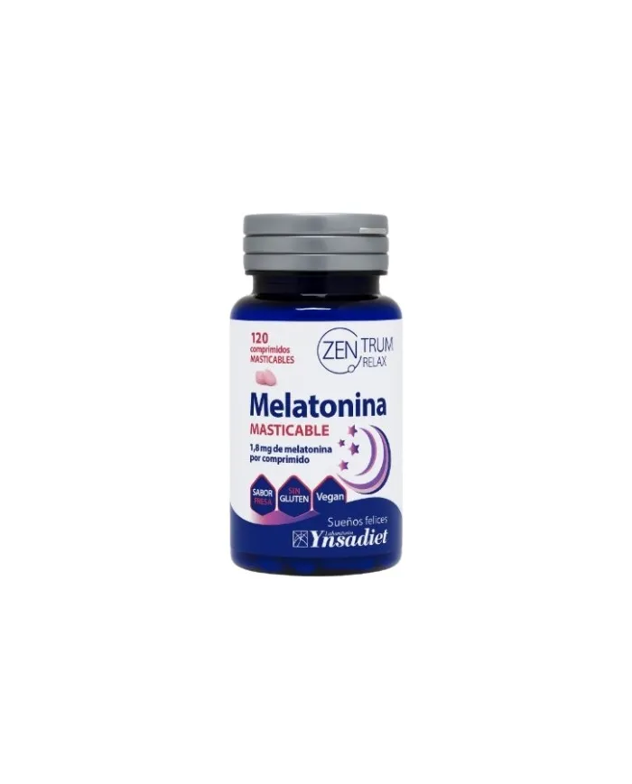 Melatonina masticable 400 mg 120 comprimidos, Zentrum