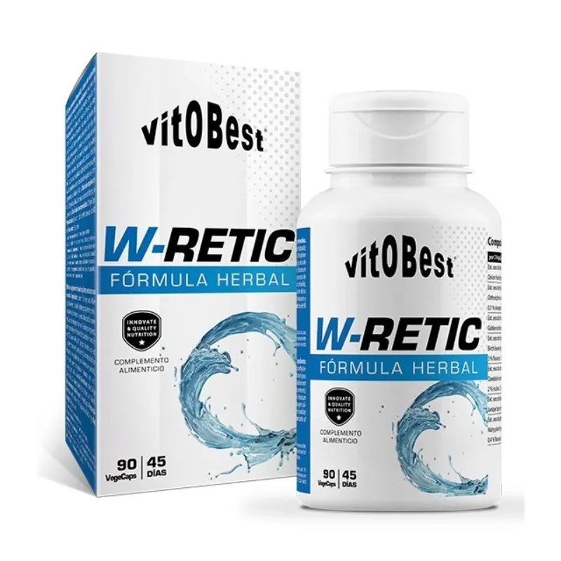 W-retic fórmula herbal vitobest 90 cápsulas, Vit.o.best