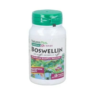 Boswellin 300 mg herbal actives 60 cápsulas, Natures Plus