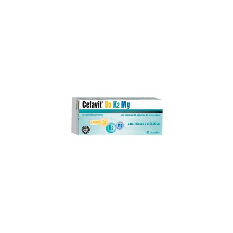 Cefavit d3-k2-mg 60 cápsulas, Cobas