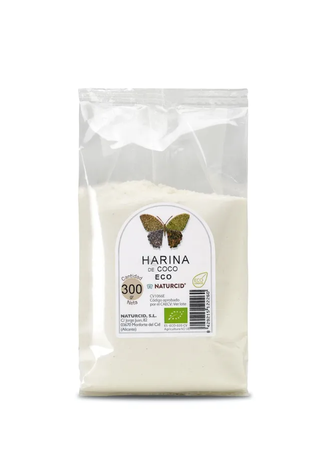 Harina de coco BIO 300 g, Naturcid
