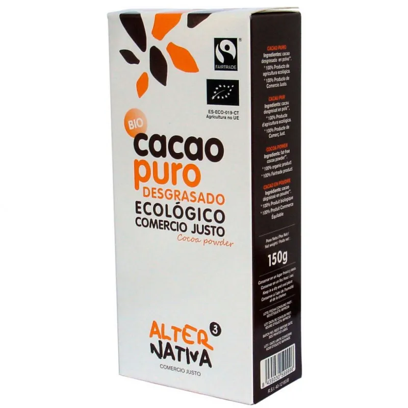 Pure cacao f. trade BIO 150 g, Alternativa