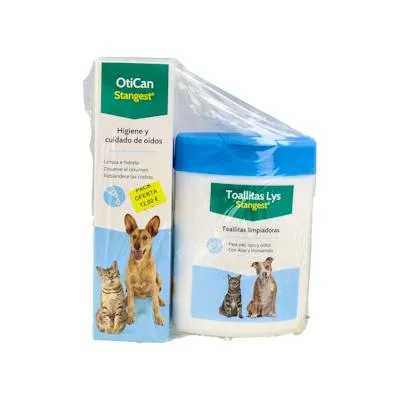 Otican oidos pack + toallitas vet 40 uds., Stangest Vet