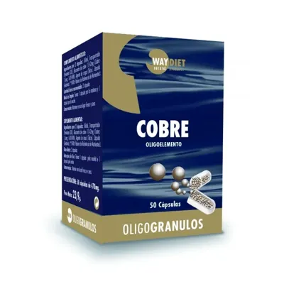 Cobre Oligogranulo 50 cápsulas, Waydiet