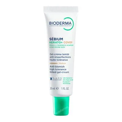 Sebium kerato+ cover antiacne color 30 ml, Bioderma