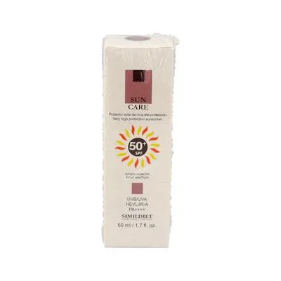 Sun care SPF50+ protector solar amplio espectro 50, Simildiet