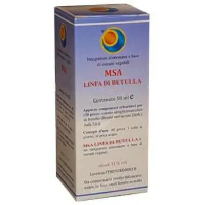 Msa linfa di betulla savia 50 ml, Herboplanet