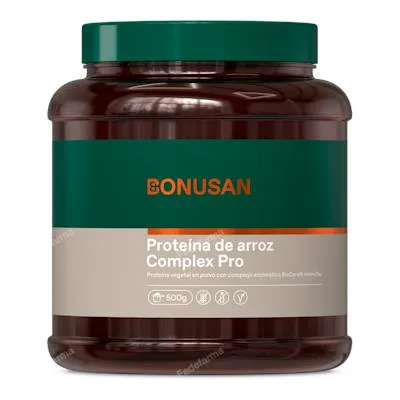 Proteína de arroz complex pro sabor vainilla 500 g, Bonusan