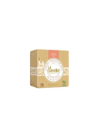 Jabón en pastilla melocoton de viña BIO 100 g, La Corvette