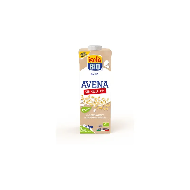 Bebida avena sin gluten 1 l, Isola Bio