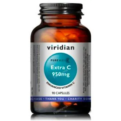 Extra C 950 mg 90 cápsulas, Viridian