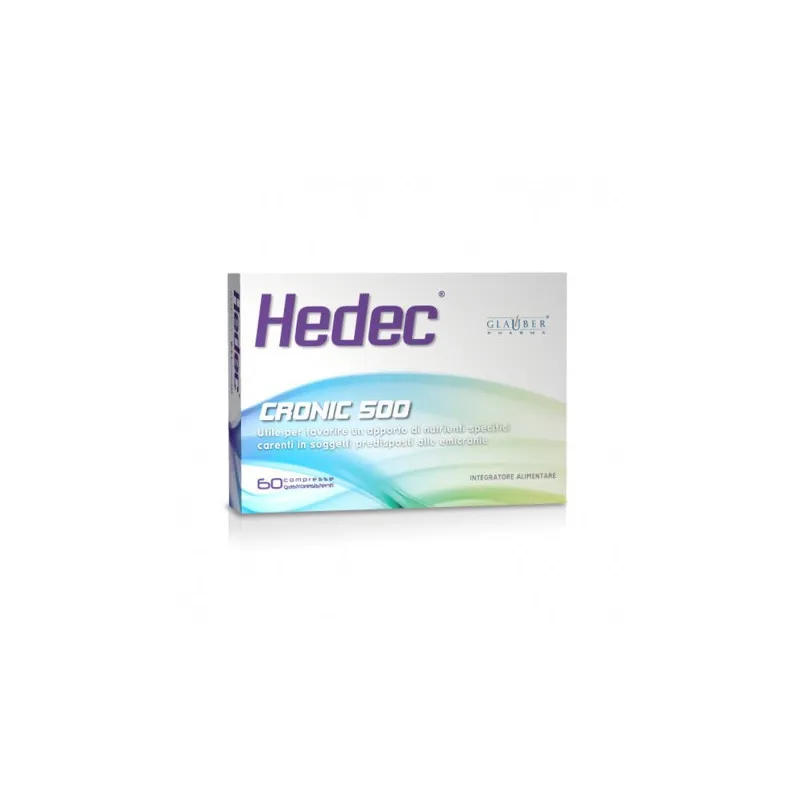 Hedec 60 comprimidos, Glauber Pharma