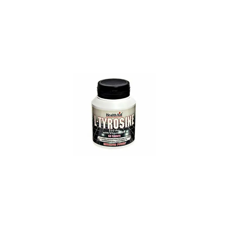 L-tyrosina 550 mg 60 comprimidos, Health Aid