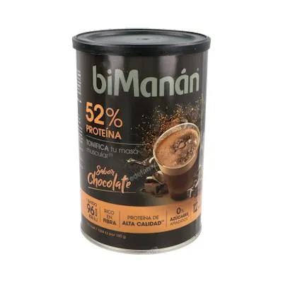 Batido pro chocolate 12 dosis BIO 360 g, Bimanan