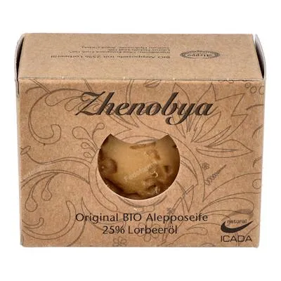 Jabón de alepo 75-25% 200 g, Zhenobya