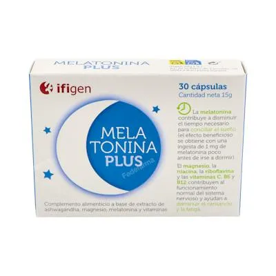 Melatonina plus 30 cápsulas, Ifigen