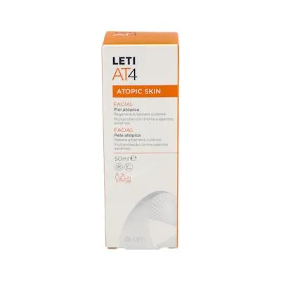AT4 facial crema emoliente piel atopica 50 ml, Leti