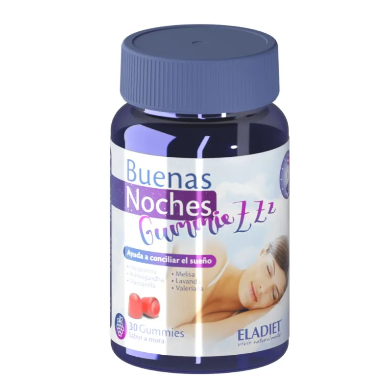 Buenas noches mora 30 gummies, Eladiet