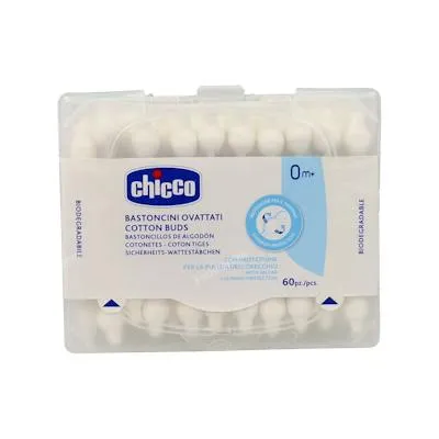 Veiligheidsoorstokjes katoen 60st, Chicco