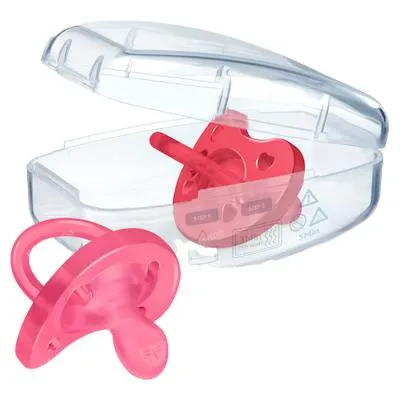 Fopspeen physio soft siliconen anatomisch roze + 1st 12 ml, Chicco