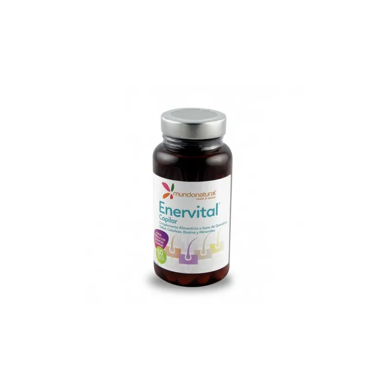 Enervital capilar mundonatural 60 cápsulas, Mundo Natural