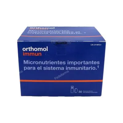 Immun 30 amp 30 comprimidos, Orthomol