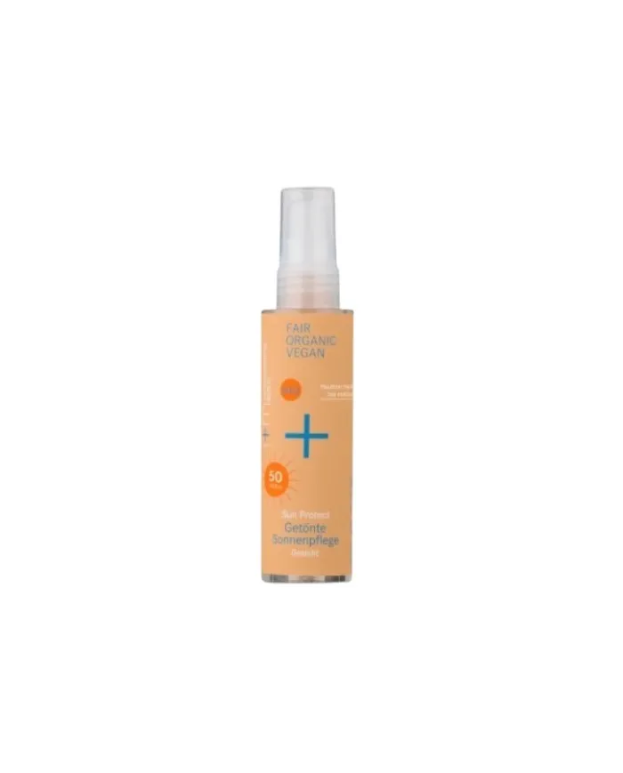 Crema solar facial spf 50 color beige claro 50 ml, I+m