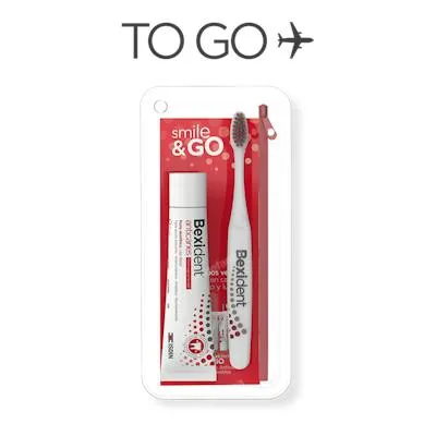 Smile & go anticaries cepillo + pasta, Bexident