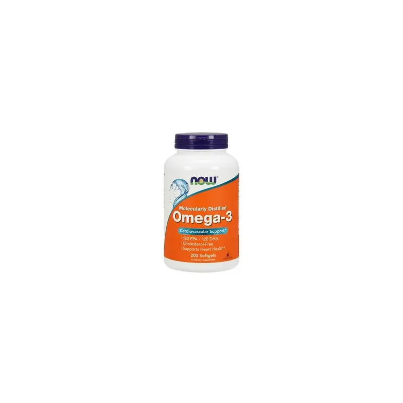 Omega 3 1000 mg 200 perlas, Now