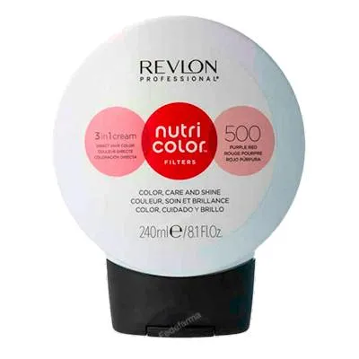 Nutri colors filters 500 rojo purpura 240 ml, Revlon Professional