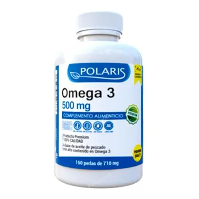 Omega 3 500 mg 150 perlas, Polaris