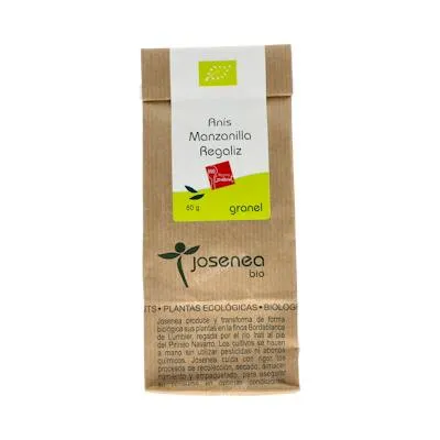 Anís manzanilla regaliz 50 g, Josenea