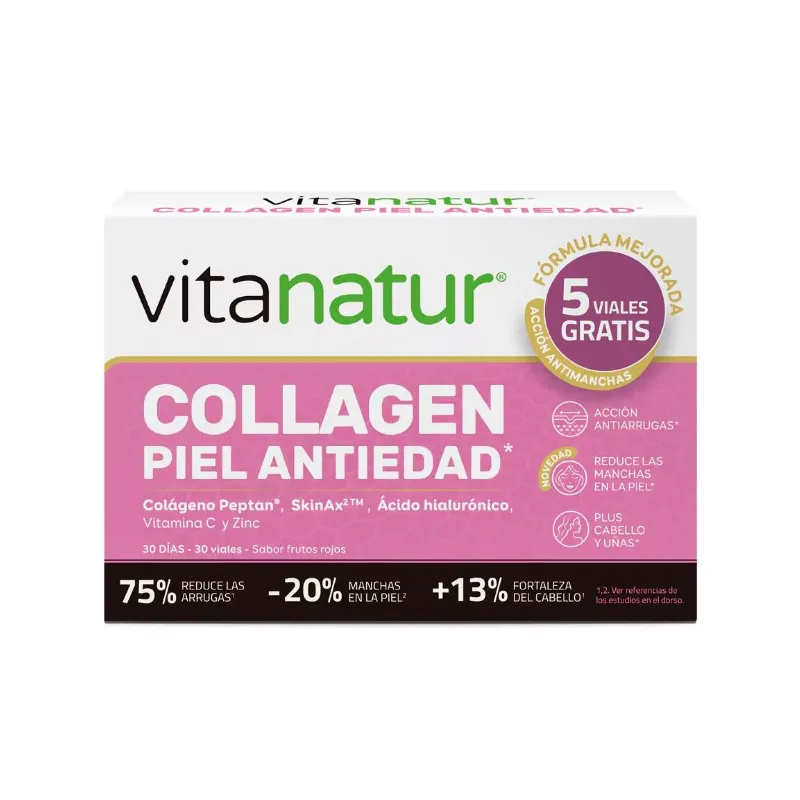 Collagen piel 25+5 vials, Vitanatur