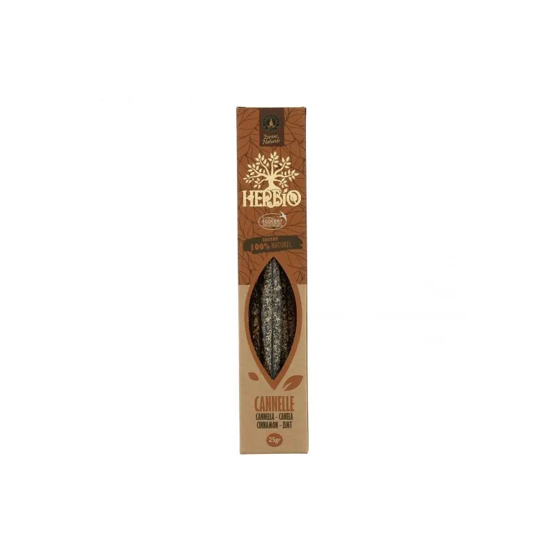Zimt Räucherstäbchen Ecocert 25 g, Herbio