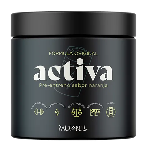 Activa: pre-entreno sin cafeína 225 g, Paleobull