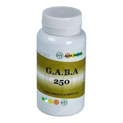 Gaba 250 mg 120 cápsulas, Alfa Herbal