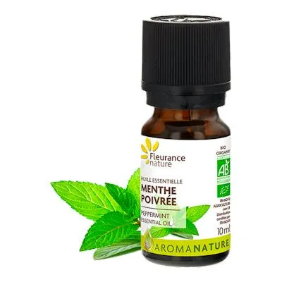 Huile essentielle menthe poivrée fras cg BIO 10 ml, Fleurance Nature